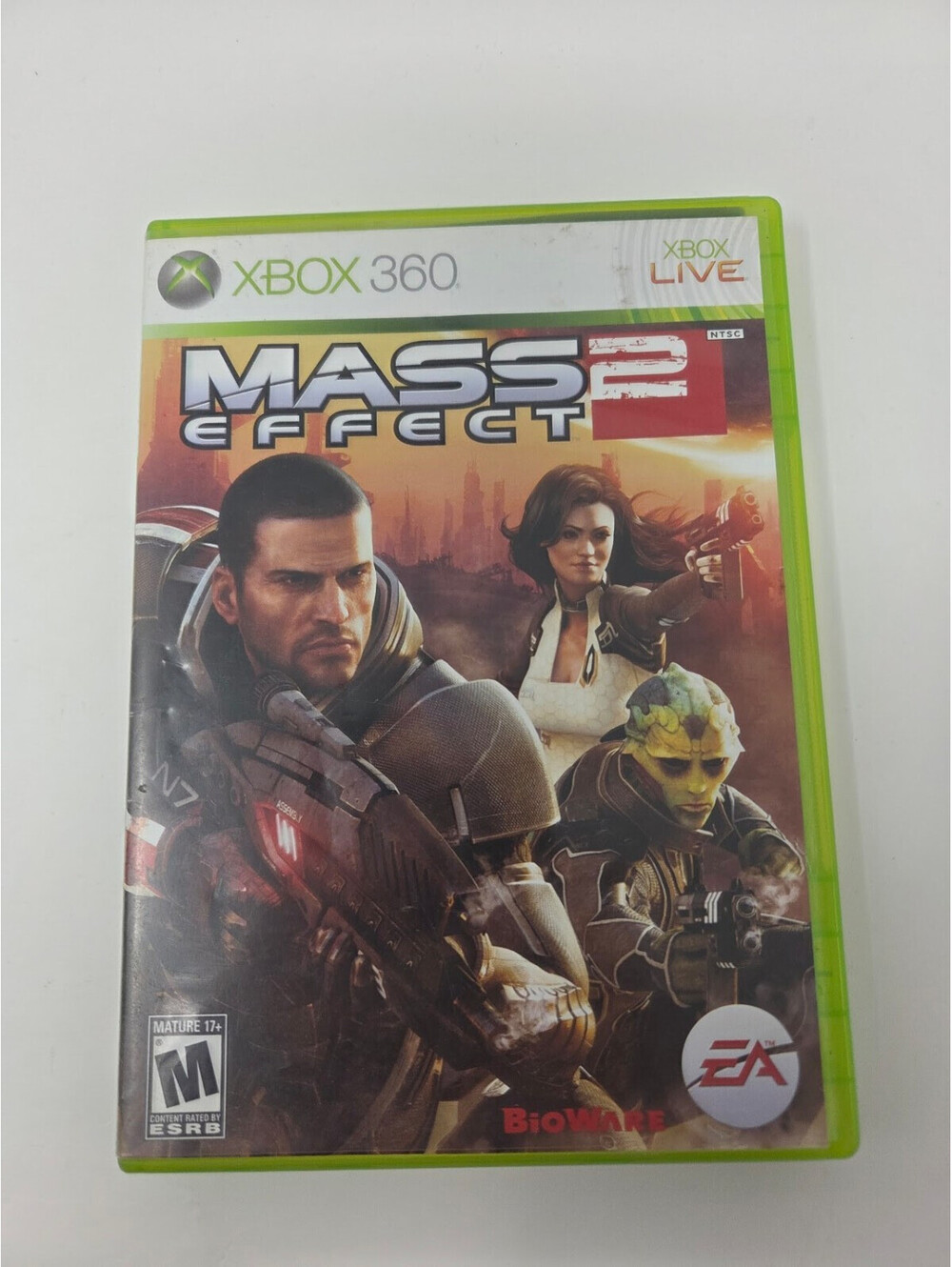 Mass Effect 2 Xbox 360 Game Disc and Original Case by BioWare and EA